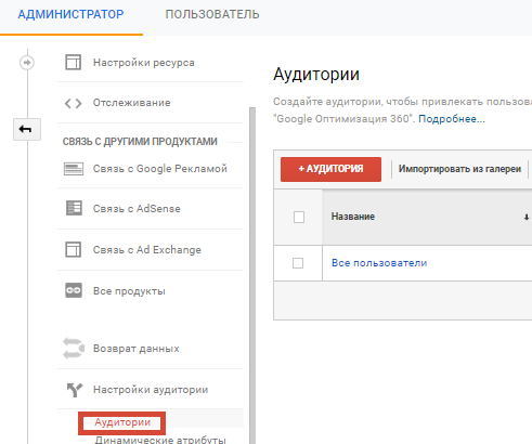 Аудитории